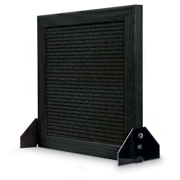 Indoor Enclosed Combo Board, 48"x36", Bronze Frame/White Porc & Black